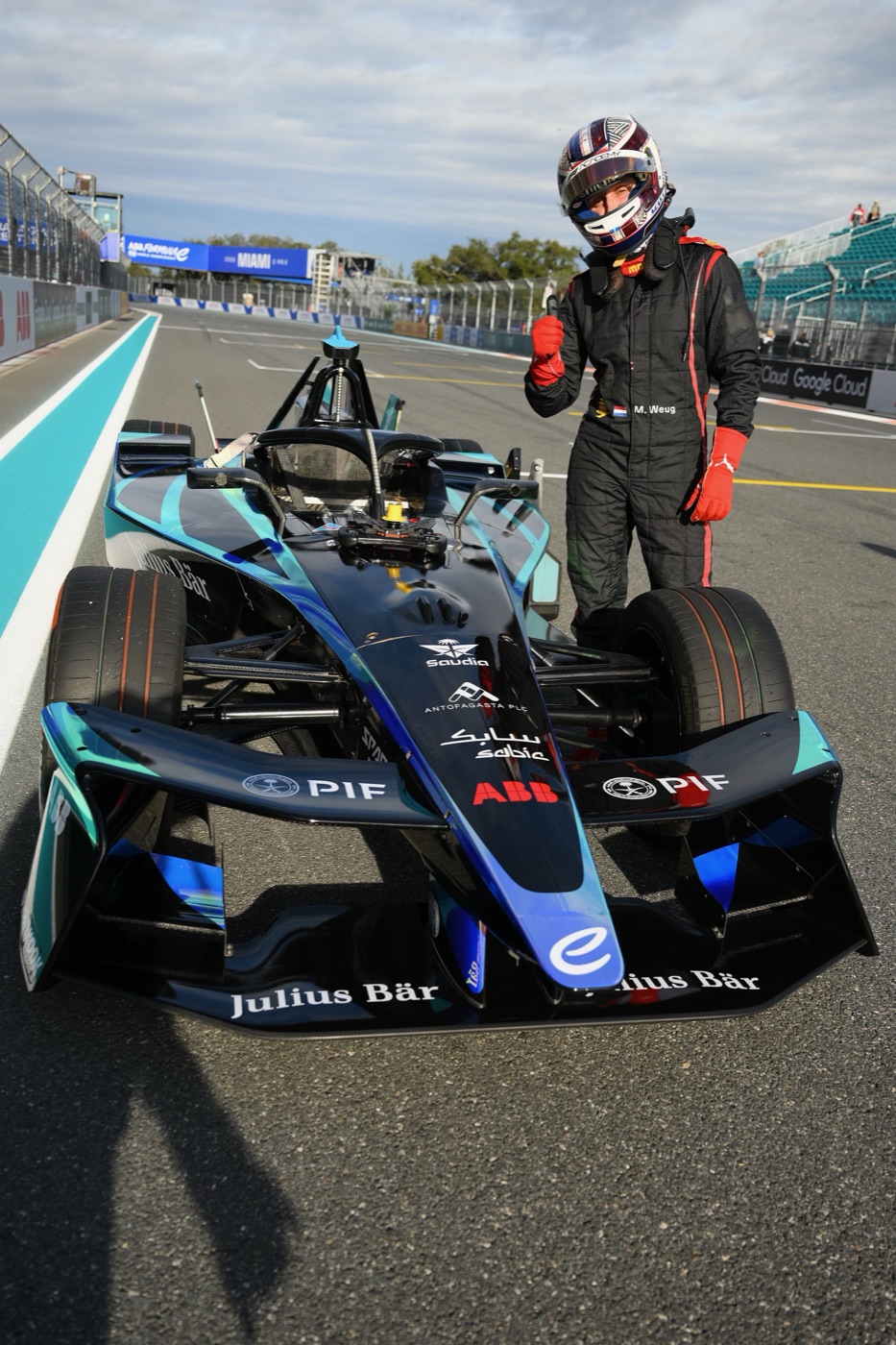 Maya Weug, Formula E test